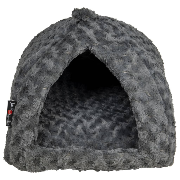 Jack and Vanilla Pet Igloo Coal - Super Soft & Stylish Pet Bed for Cats and Small Dogs - Comfort and Durability Guaranteed - Premium  from Home Treasures - Just £63.99! Shop now at Home Treasures