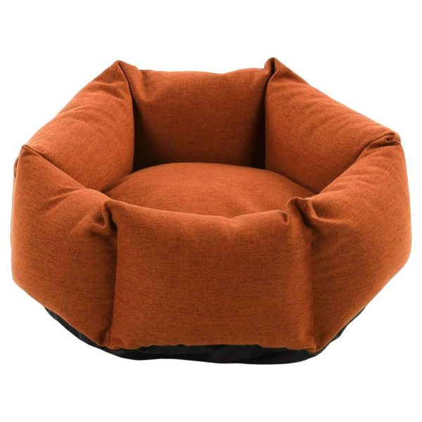 FLAMINGO Dog Bed with Zipper - Ziva Hexagonal 50x18 cm - Terracotta, Comfortable, Easy to Clean - Premium  from Home Treasures - Just £64.99! Shop now at Home Treasures