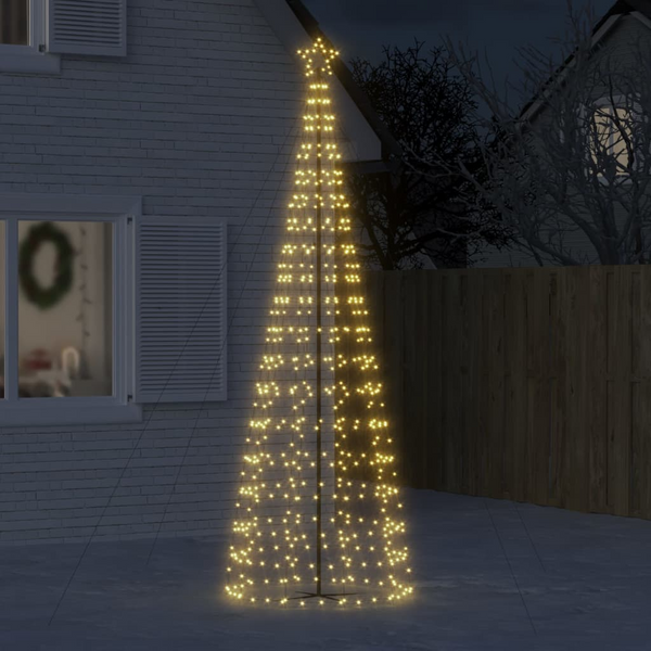 Christmas Tree Light Cone with 570 Warm White LEDs - 8 Lighting Effects for Indoor & Outdoor Use - Premium  from Home Treasures - Just £98.99! Shop now at Home Treasures