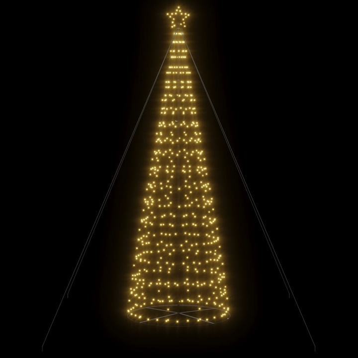 Christmas Tree Light Cone with 570 Warm White LEDs - 8 Lighting Effects for Indoor & Outdoor Use - Premium  from Home Treasures - Just £98.99! Shop now at Home Treasures