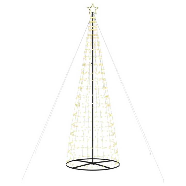 Christmas Tree Light Cone with 570 Warm White LEDs - 8 Lighting Effects for Indoor & Outdoor Use - Premium  from Home Treasures - Just £98.99! Shop now at Home Treasures