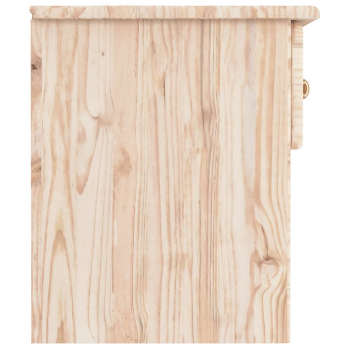 ALTA Bedside Cabinet | 41x35x41 cm Solid Pine Wood Nightstand with Drawer & Compartment | Rustic, Durable & Stylish Bedroom Furniture - Premium  from Home Treasures - Just £54.99! Shop now at Home Treasures