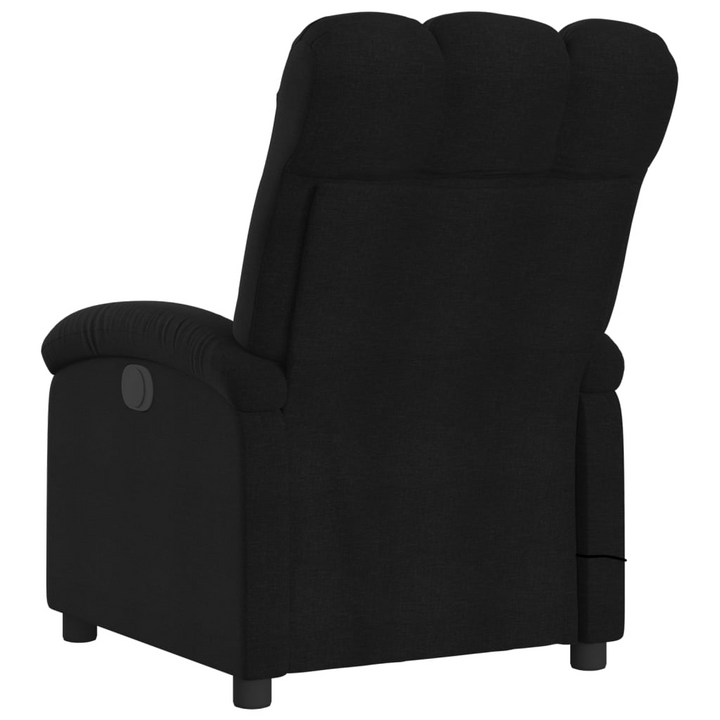 Massage Recliner Chair in Black Fabric - Premium  from Home Treasures - Just £203.99! Shop now at Home Treasures