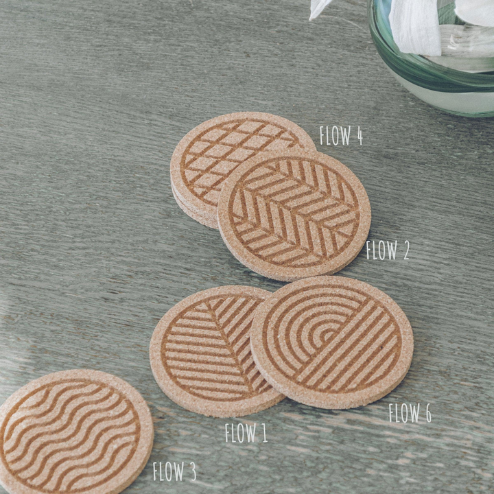 Cork Coaster Set of 6 - Eco-Friendly, Handcrafted Design | Perfect for Elegant Table Settings - Premium  from Home Treasures - Just £31.99! Shop now at Home Treasures