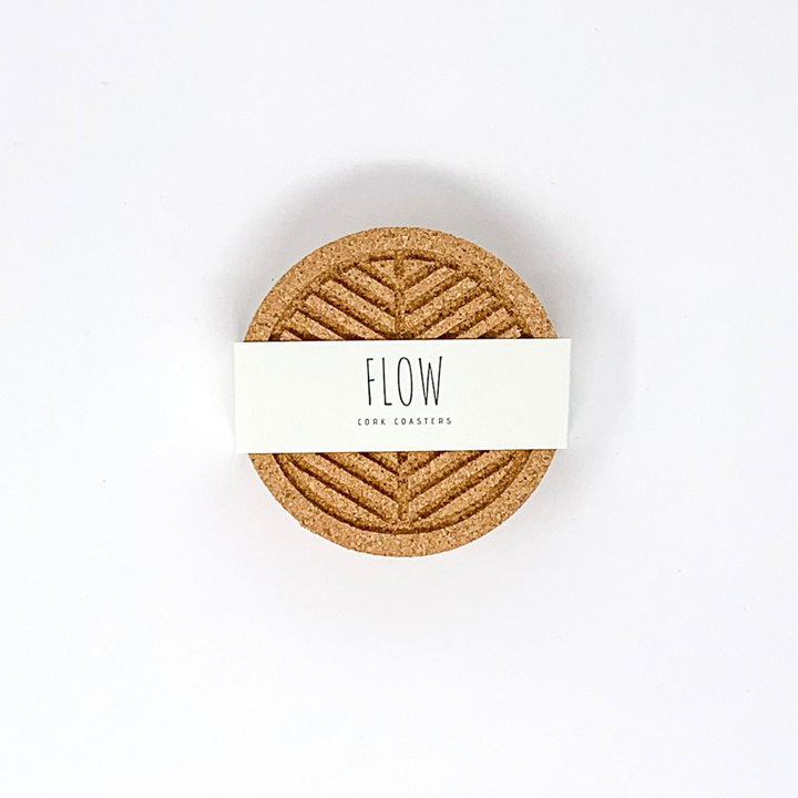 Cork Coaster Set of 6 - Eco-Friendly, Handcrafted Design | Perfect for Elegant Table Settings - Premium  from Home Treasures - Just £31.99! Shop now at Home Treasures