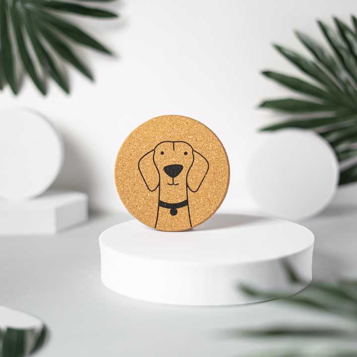 Adorable Dog Cork Coasters Set of 6 - Eco-Friendly & Perfect Gift for Dog Lovers - Premium  from Home Treasures - Just £33.99! Shop now at Home Treasures