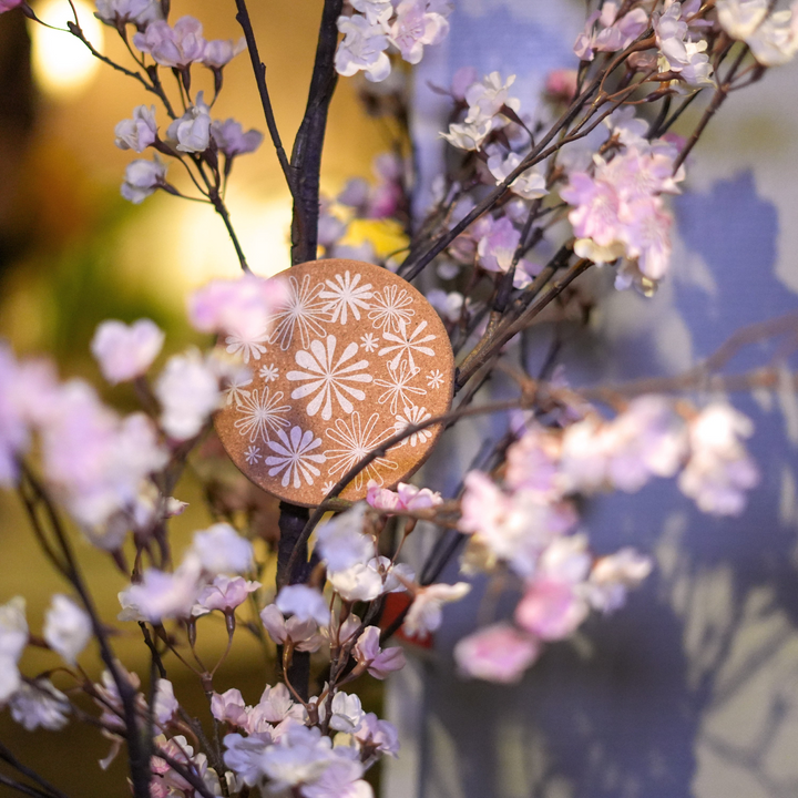 Elegant Floral Cork Coaster Set - Sustainable & Eco-Friendly - Ideal for Gifts & Home Decor - Set of 6 - Premium  from Home Treasures - Just £33.99! Shop now at Home Treasures