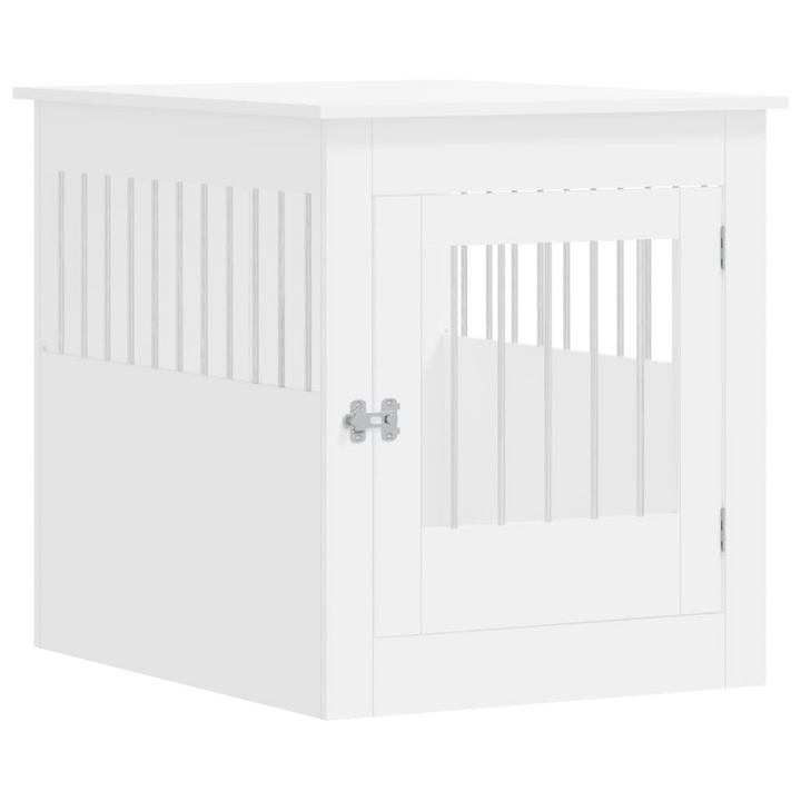 Dog Crate Furniture White 64.5x80x71 cm Engineered Wood - Premium  from Home Treasures - Just £98.99! Shop now at Home Treasures