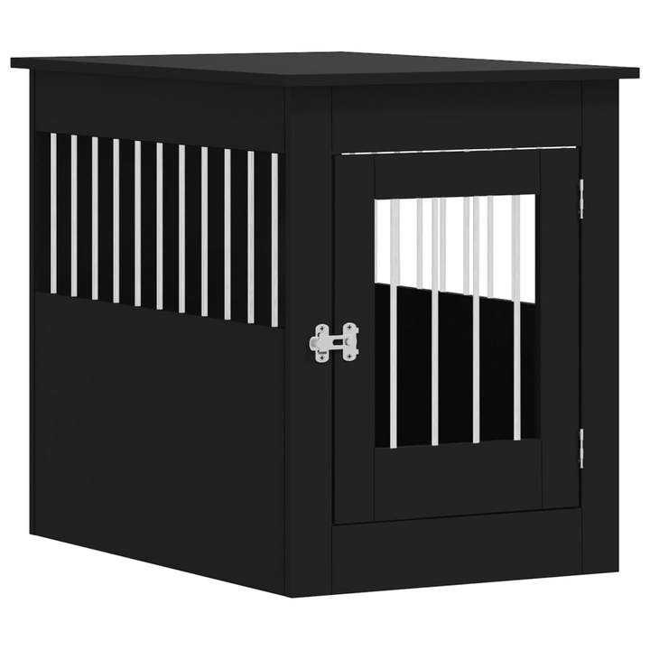 Dog Crate Furniture Black 55x80x68 cm - Engineered Wood - Premium  from Home Treasures - Just £90.99! Shop now at Home Treasures