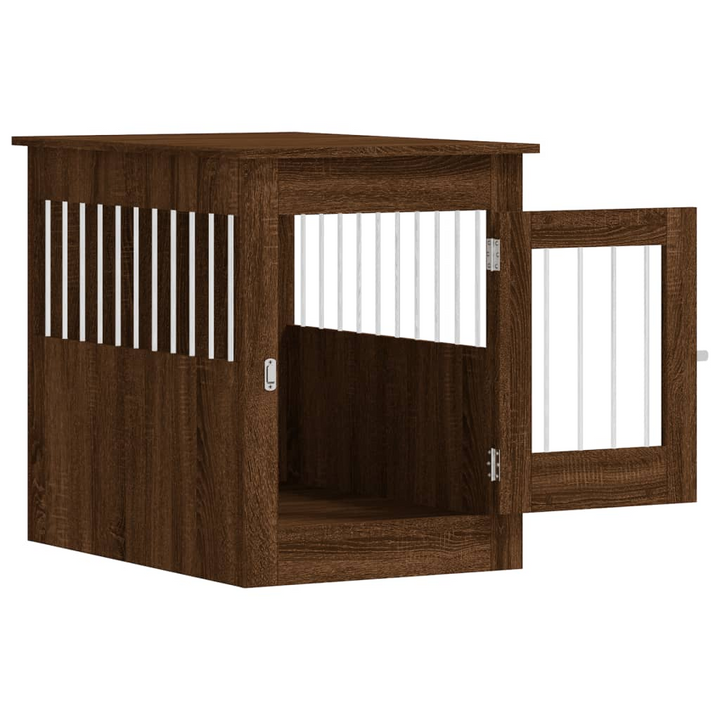 Dog Crate Furniture Brown Oak 55x80x68 cm - Sturdy, Stylish and Functional - Premium  from Home Treasures - Just £94.99! Shop now at Home Treasures