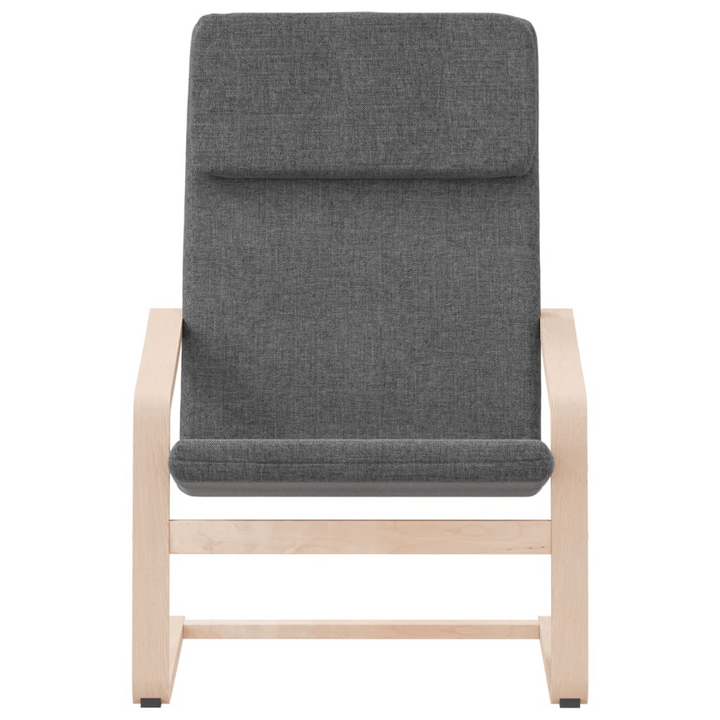 Fabric Relaxing Chair with Solid Birch Wood Frame in Dark Grey - Premium  from Home Treasures - Just £85.99! Shop now at Home Treasures