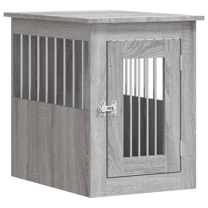 Sonoma Dog Crate in Grey - Stylish & Practical Pet Cage and End Table (45x62x59 cm, Engineered Wood) - Premium  from Home Treasures - Just £70.99! Shop now at Home Treasures