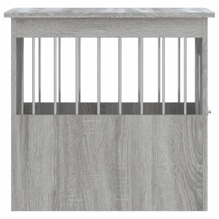 Sonoma Dog Crate in Grey - Stylish & Practical Pet Cage and End Table (45x62x59 cm, Engineered Wood) - Premium  from Home Treasures - Just £70.99! Shop now at Home Treasures