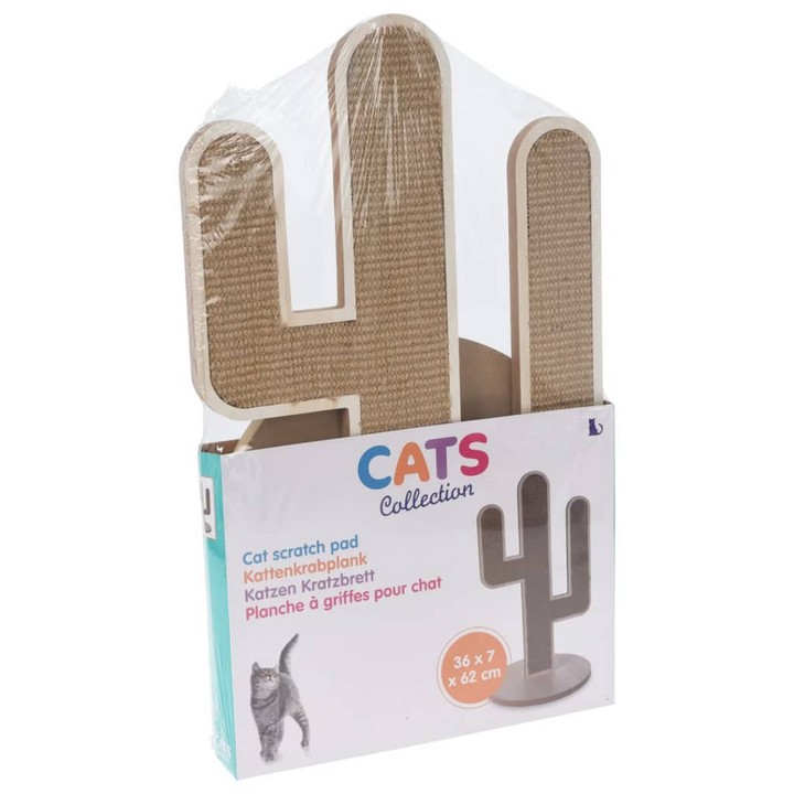 Pets Collection Cat Scratching Post Cactus Natural 35x34.5x62 cm - Premium  from Home Treasures - Just £48.99! Shop now at Home Treasures