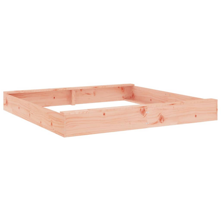 Square Sandbox with Seats, Douglas Solid Wood - Outdoor Sandpit for Creative Play - Premium  from Home Treasures - Just £109.99! Shop now at Home Treasures