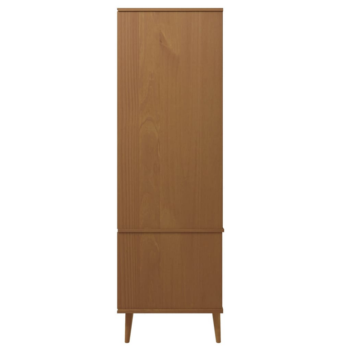 MOLDE Wardrobe - Solid Pine Wood, 90x55x175 cm - Scandinavian Design with Ample Storage Space - Premium  from Home Treasures - Just £325.99! Shop now at Home Treasures