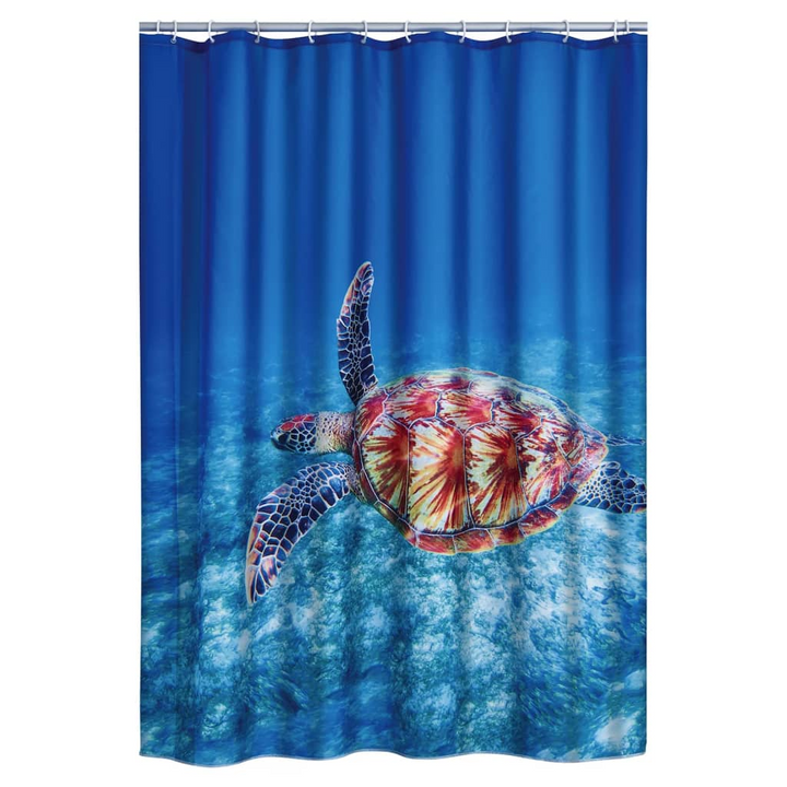 RIDDER Turtle Shower Curtain - 180x200 cm Waterproof Polyester with High-Color Stability - Premium  from Home Treasures - Just £45.99! Shop now at Home Treasures