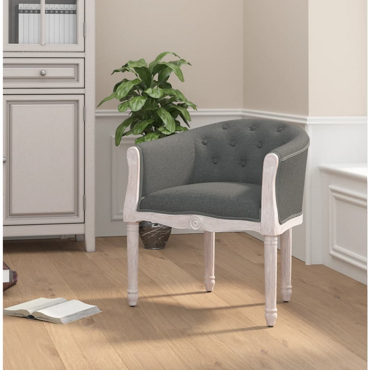 Elegant Dark Grey Fabric Dining Chair - Comfortable & Stylish Seating - Premium  from Home Treasures - Just £147.99! Shop now at Home Treasures