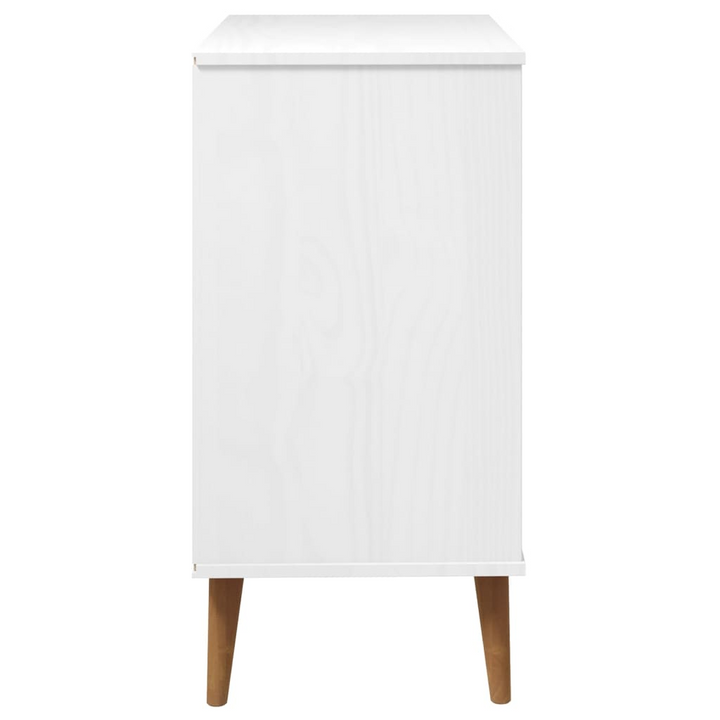 MOLDE Drawer Cabinet in White 80x40x80 cm | Solid Pine Wood Cabinet - Premium  from Home Treasures - Just £160.99! Shop now at Home Treasures