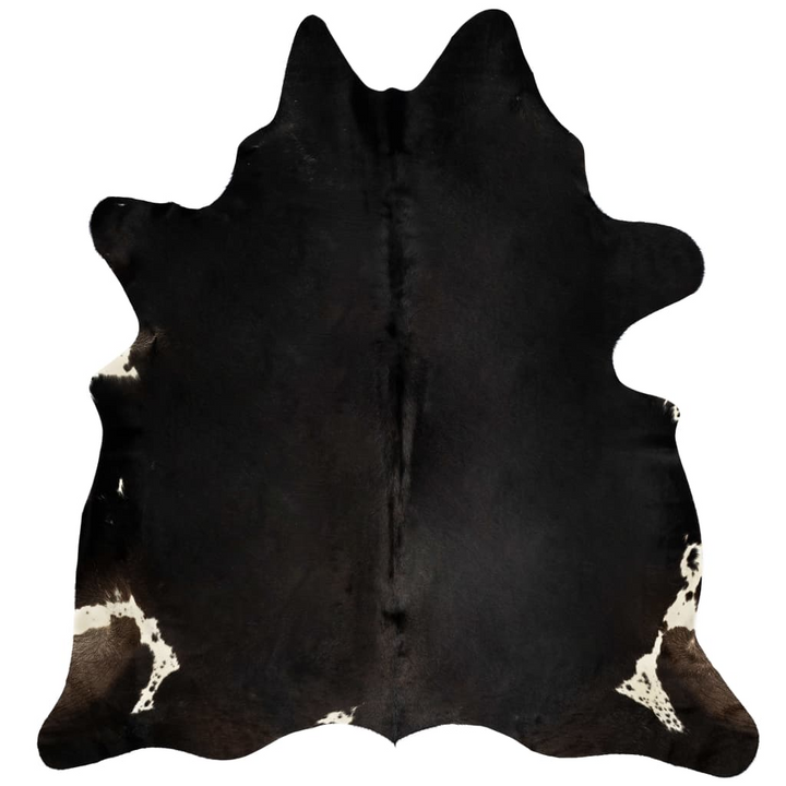 Genuine Black Cowhide Rug 180x220 cm - Luxurious, Durable & Unique Western Decor - Premium  from Home Treasures - Just £232.99! Shop now at Home Treasures