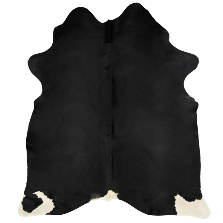 Genuine Black Cowhide Rug 180x220 cm - Luxurious, Durable & Unique Western Decor - Premium  from Home Treasures - Just £232.99! Shop now at Home Treasures