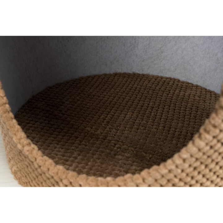 TRIXIE Cat Cuddly Cave with Scratching Ball 36x50 cm Taupe - Interactive Cat Toy for Play, Rest, and Scratching - Premium  from Home Treasures - Just £68.99! Shop now at Home Treasures