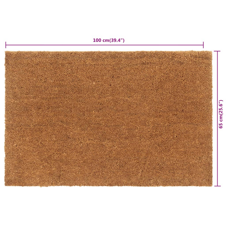 Natural Coir Door Mat 65x100 cm - Durable, Non-Slip & Easy to Clean | Perfect for Indoor & Outdoor Use - Premium  from Home Treasures - Just £45.99! Shop now at Home Treasures