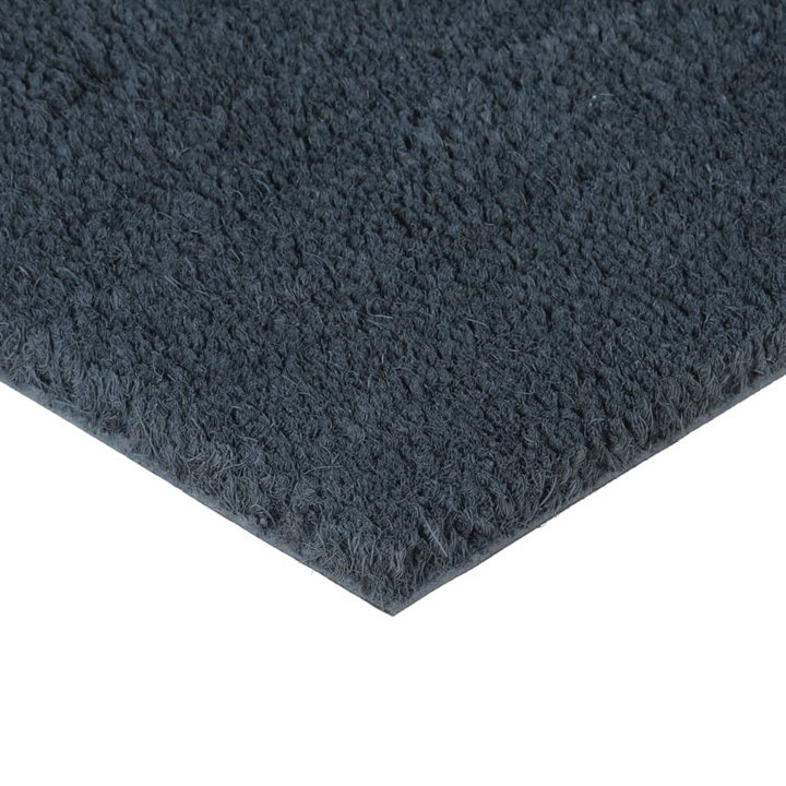 Durable Dark Grey Door Mat 40x60 cm - Tufted Coir Mat with Non-Slip PVC Backing for Indoor & Outdoor Use - Premium  from Home Treasures - Just £21.99! Shop now at Home Treasures