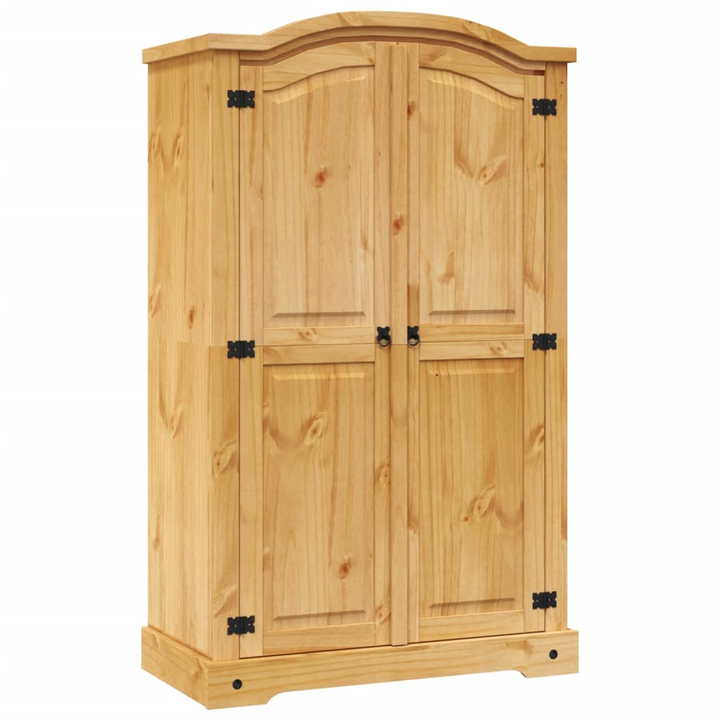 CORONA Wardrobe Mexican Pine with 2 Doors - Rustic Charm for Your Bedroom - Premium  from Home Treasures - Just £377.99! Shop now at Home Treasures