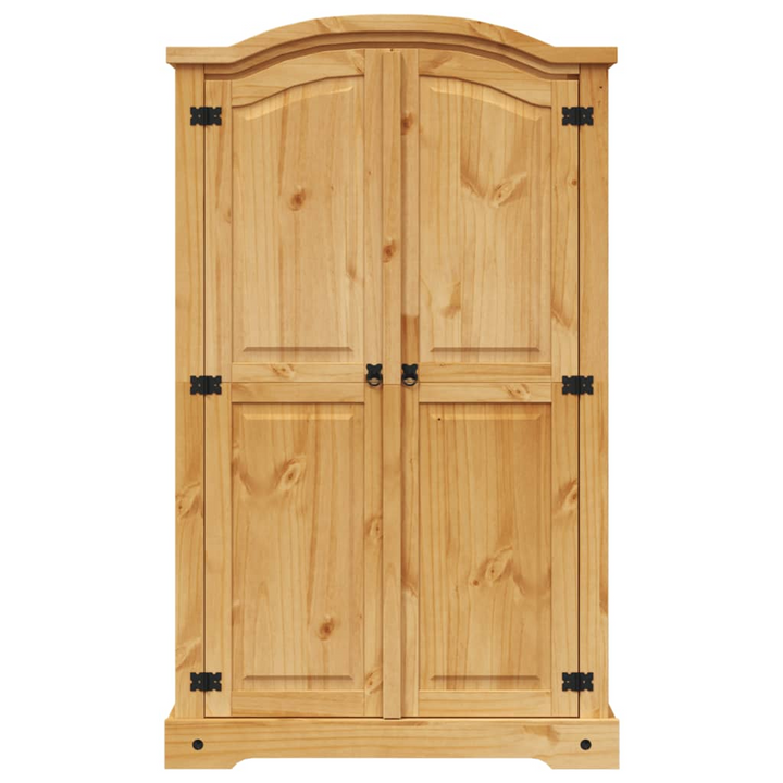 CORONA Wardrobe Mexican Pine with 2 Doors - Rustic Charm for Your Bedroom - Premium  from Home Treasures - Just £377.99! Shop now at Home Treasures