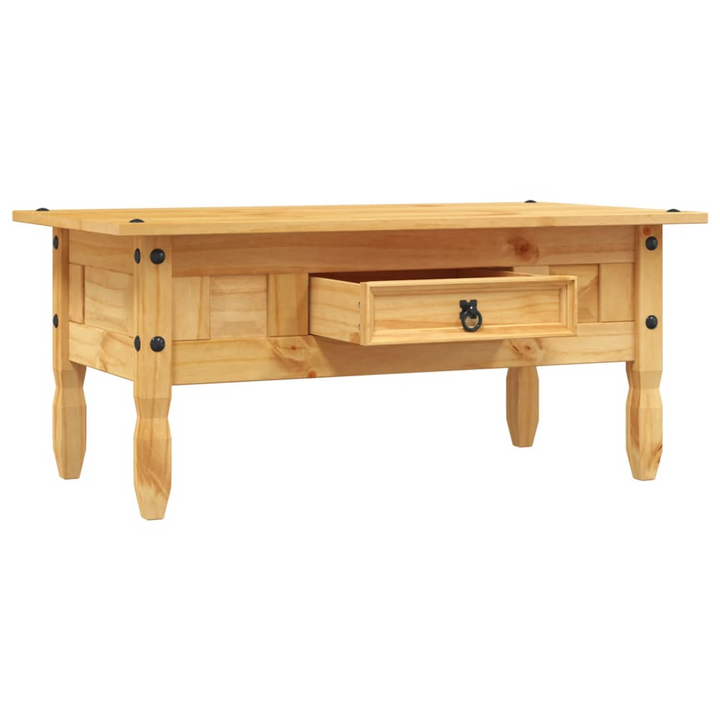 CORONA Coffee Table Mexican Pine – Rustic Charm 100x55x44 cm for Your Living Room - Premium  from Home Treasures - Just £111.99! Shop now at Home Treasures