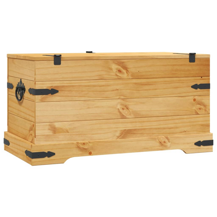 CORONA Storage Chest Mexican Pine 91x49.5x47 cm - Rustic Charm & Ample Storage Space - Premium  from Home Treasures - Just £150.99! Shop now at Home Treasures