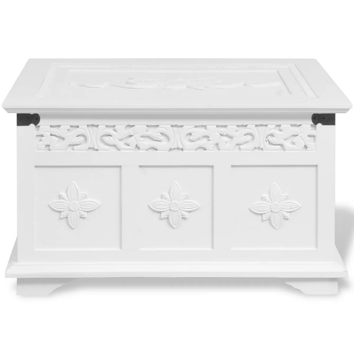 Elegant Two Piece White Storage Chest Set - Spacious & Stylish Solution - Premium  from Home Treasures - Just £148.99! Shop now at Home Treasures