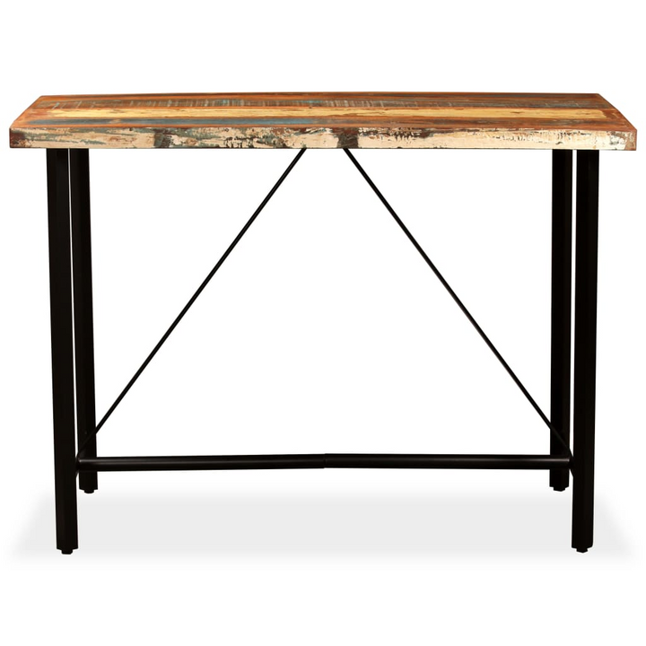 7-Piece Bar Set in Solid Reclaimed Wood - Industrial Style Table & Stools - Eco-Friendly & Durable - Premium  from Home Treasures - Just £736.99! Shop now at Home Treasures