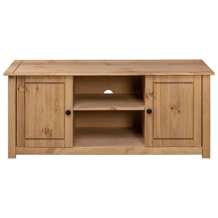 PANAMA Rustic TV Cabinet, Solid Pine Wood, 120x40x50 cm - Elegant Storage Solution - Premium  from Home Treasures - Just £141.99! Shop now at Home Treasures