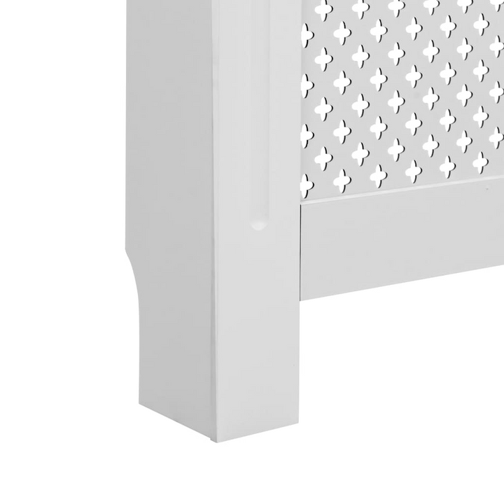 Stylish White Radiator Cover MDF 112x19x81.5 cm - Perfect for Any Room - Premium  from Home Treasures - Just £134.99! Shop now at Home Treasures