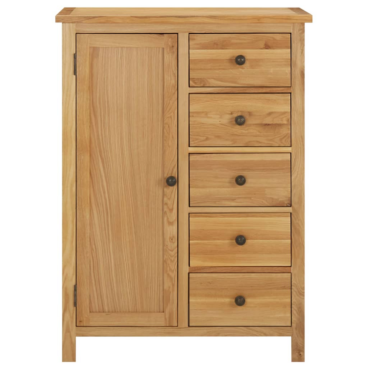 CORONA Wardrobe 76x52x105 cm Solid Oak Wood - Perfect Rustic Charm for Your Bedroom - Premium  from Home Treasures - Just £386.99! Shop now at Home Treasures