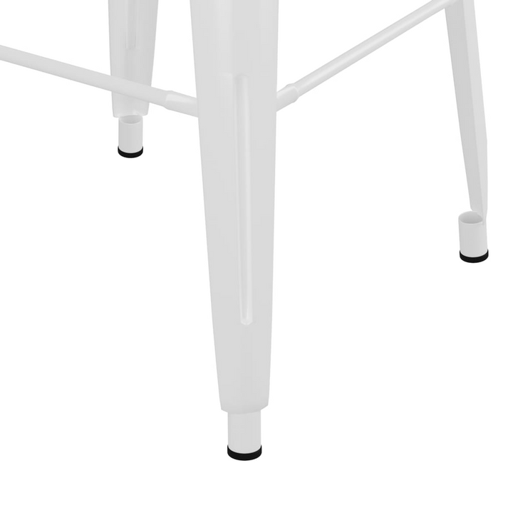 5 Piece Modern Black & White Bar Set - Stylish Bar Table & Stools for Home, Garden, Pub, or Restaurant - Premium  from Home Treasures - Just £427.99! Shop now at Home Treasures