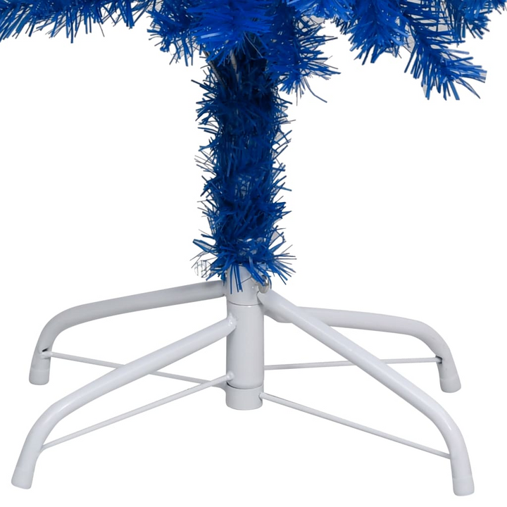 Blue Artificial Pre-lit Christmas Tree with Ball Set - PVC Material, 150 LEDs, Energy-Efficient, Ideal for Festive Decorations - Premium  from Home Treasures - Just £51.99! Shop now at Home Treasures