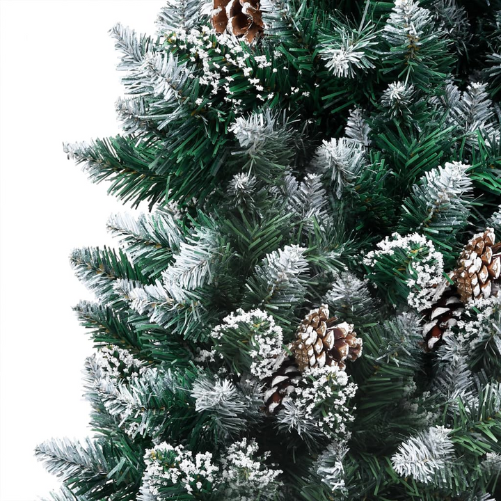 Artificial Pre-Lit Christmas Tree with Pine Cones & Ball Set - Perfect Holiday Decor - Premium  from Home Treasures - Just £173.99! Shop now at Home Treasures