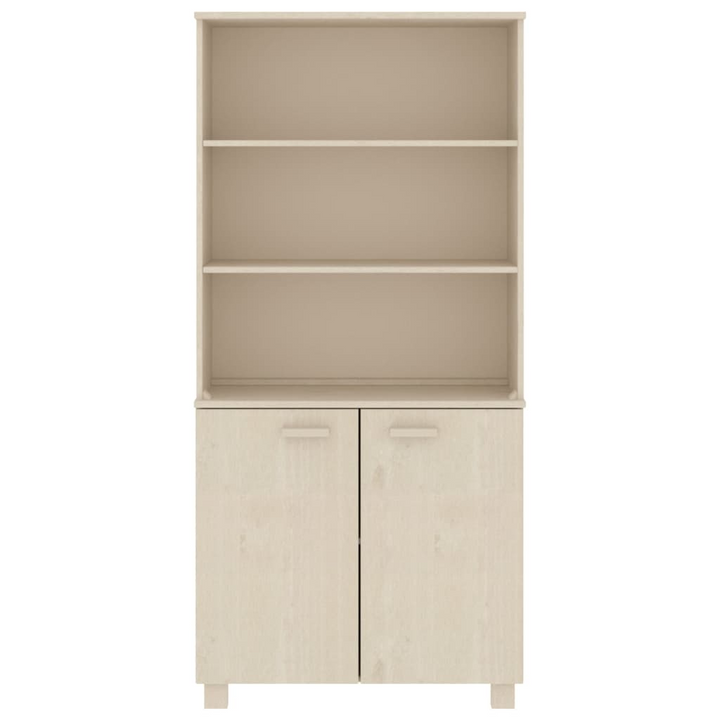 HAMAR Highboard - Solid Wood Pine, Honey Brown | Versatile Storage Cabinet with Shelves & Compartments - Premium  from Home Treasures - Just £213.99! Shop now at Home Treasures