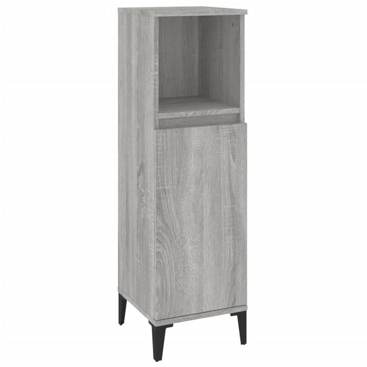 3 Piece Bathroom Cabinet Set in Grey Sonoma Finish | Sleek Engineered Wood with Ample Storage Space - Premium  from Home Treasures - Just £207.99! Shop now at Home Treasures