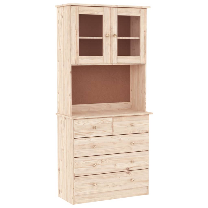 ALTA Highboard | Solid Pine Wood Storage Solution | 77x35x165 cm | Elegant & Durable - Premium  from Home Treasures - Just £298.99! Shop now at Home Treasures