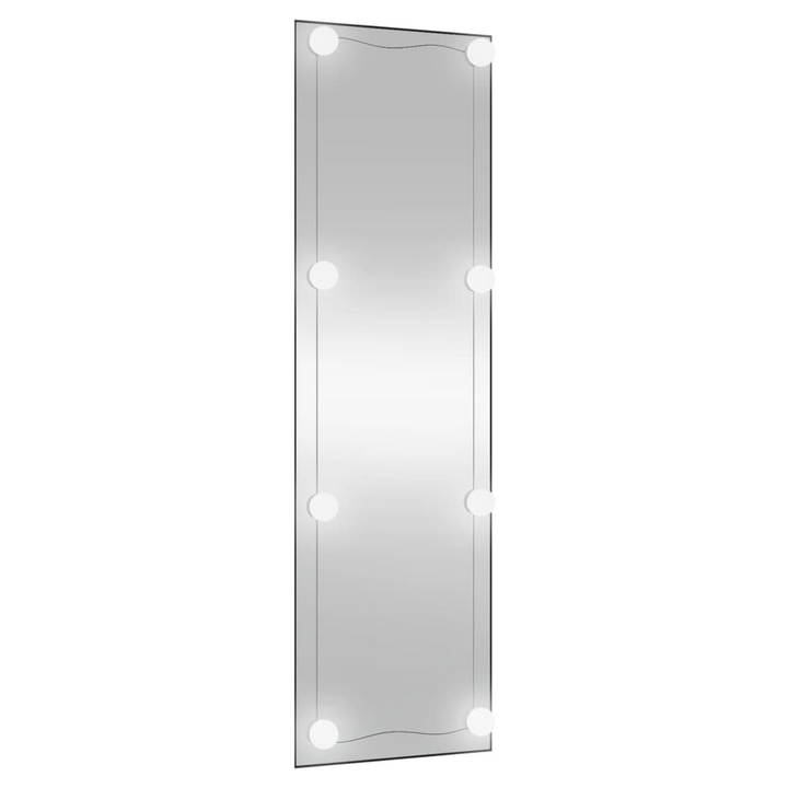 Rectangle Wall Mirror with LED Lights, 30x100 cm - Contemporary Glass Design, USB Interface - Premium  from Home Treasures - Just £52.99! Shop now at Home Treasures