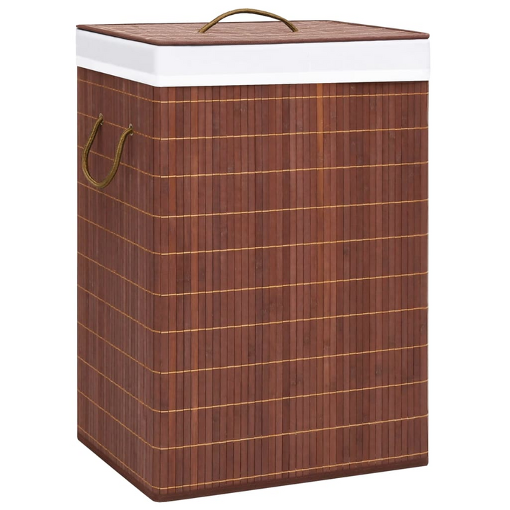 Bamboo Laundry Basket Brown 72 L – Stylish and Practical Laundry Hamper for Your Home - Premium  from Home Treasures - Just £29.99! Shop now at Home Treasures