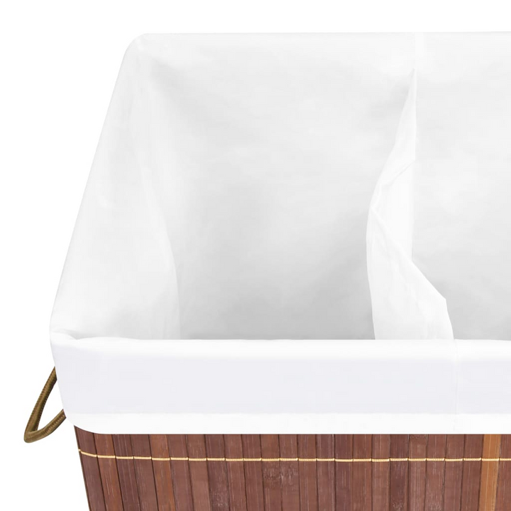 Bamboo Laundry Basket Brown 72 L – Stylish and Practical Laundry Hamper for Your Home - Premium  from Home Treasures - Just £29.99! Shop now at Home Treasures