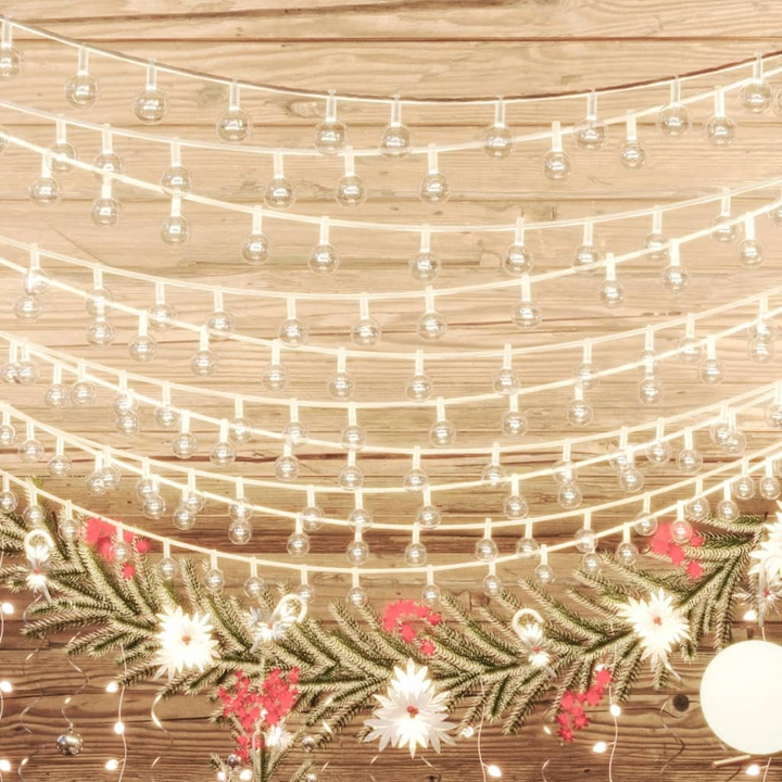 Globe Fairy String Lights - 40m | 400 LED | Warm White | 8 Lighting Modes for Indoor & Outdoor Decor - Premium  from Home Treasures - Just £39.99! Shop now at Home Treasures