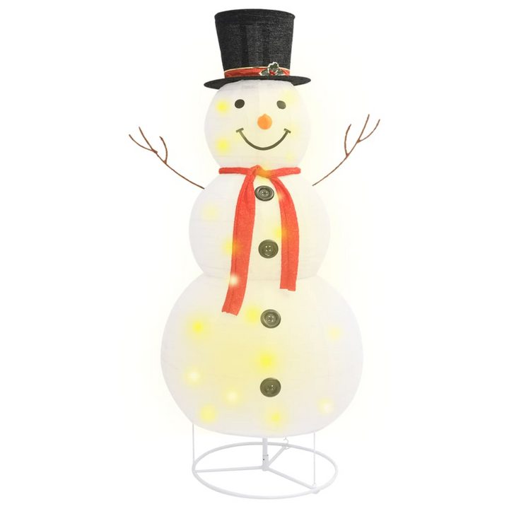 LED Christmas Snowman Figure - Luxury Fabric, 8 Lighting Modes, Indoor & Outdoor - Premium  from Home Treasures - Just £107.99! Shop now at Home Treasures