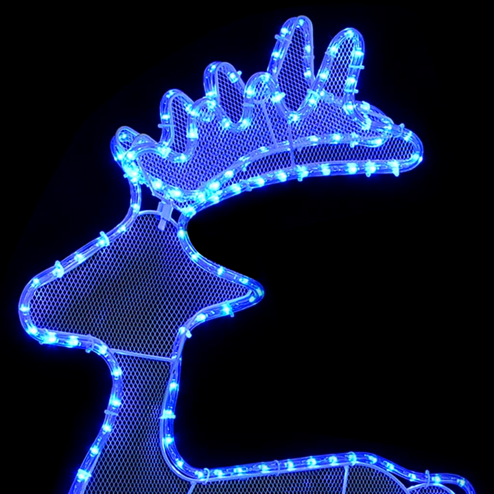 Reindeer Christmas Decoration with Mesh 306 LEDs 60x24x89cm - Premium  from Home Treasures - Just £39.99! Shop now at Home Treasures