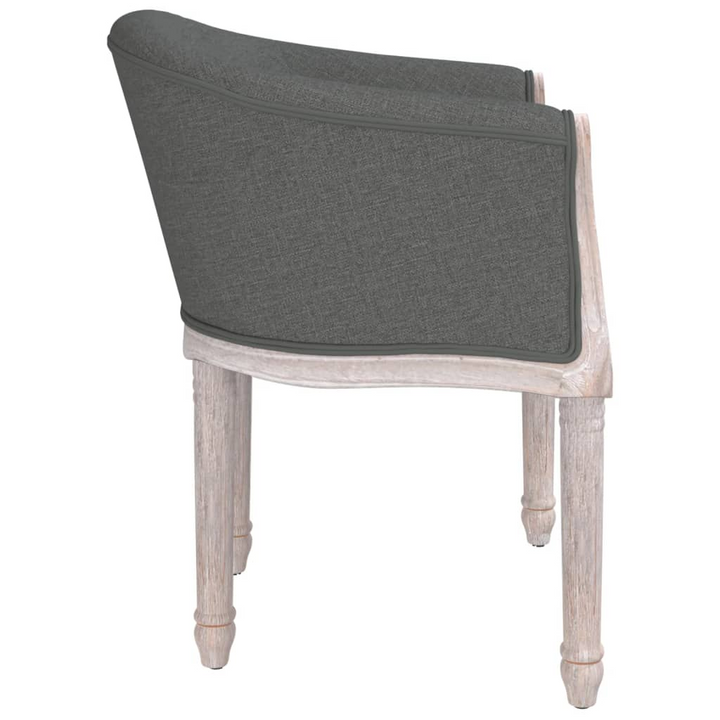 Elegant Dark Grey Fabric Dining Chair - Comfortable & Stylish Seating - Premium  from Home Treasures - Just £147.99! Shop now at Home Treasures